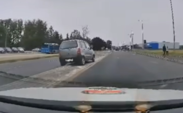 Össze-vissza hajtott a Celli úton - Videó